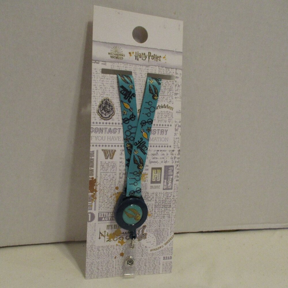 Harry Potter Lanyard NEW Wizarding World Small Black White Green Outdoor Lanyard